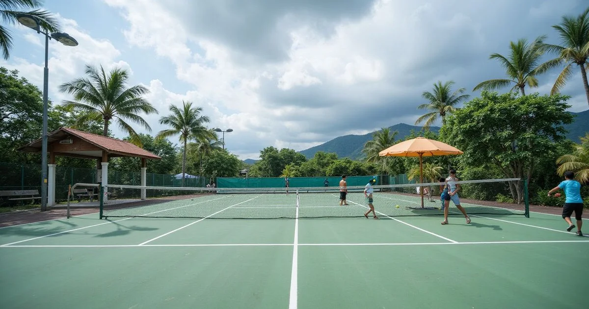 Playing outdoor pickleball safely in KL's heat, wind and rain