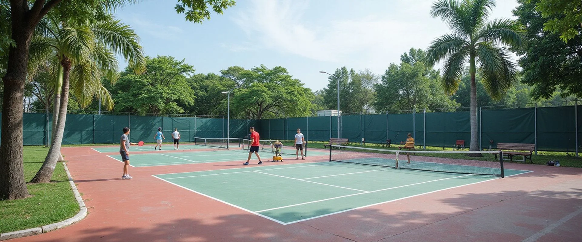 Outdoor Pickleball Courts in Klang Valley